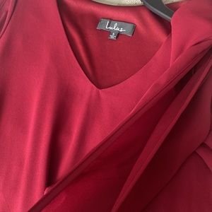 Lulu’s, formal mini dress, Red, size small